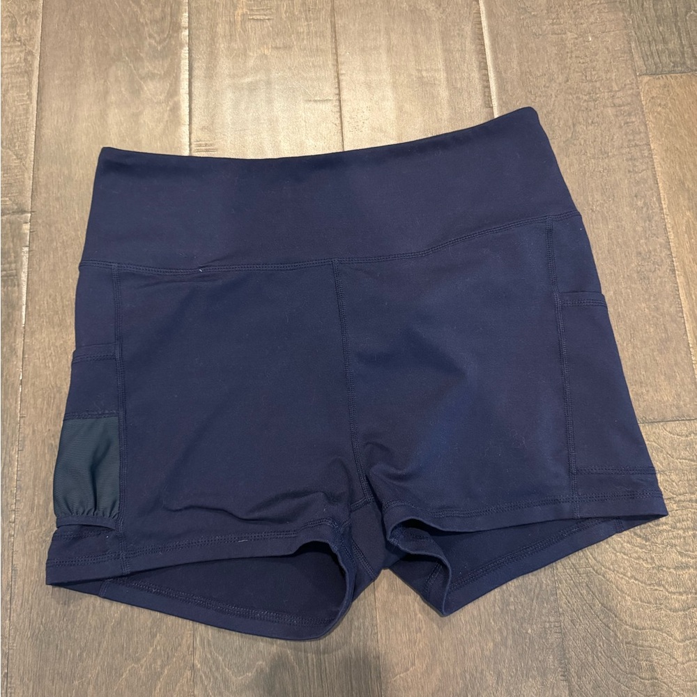 Free People Navy Biker Shorts - L